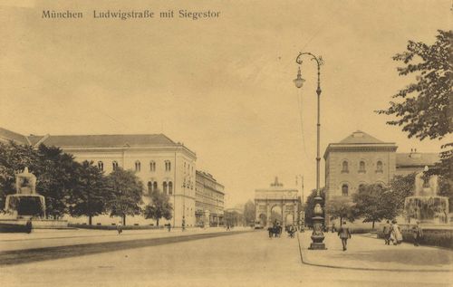 Ludwigstraße mit Siegestor